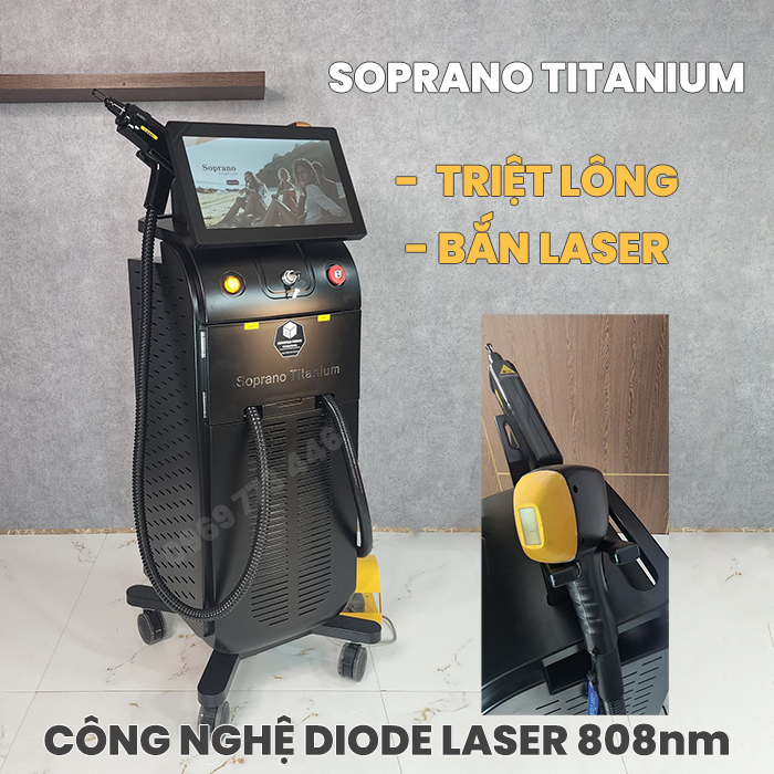 Máy triệt lông laser Lựa chọn hoàn hảo cho làn da mịn màng