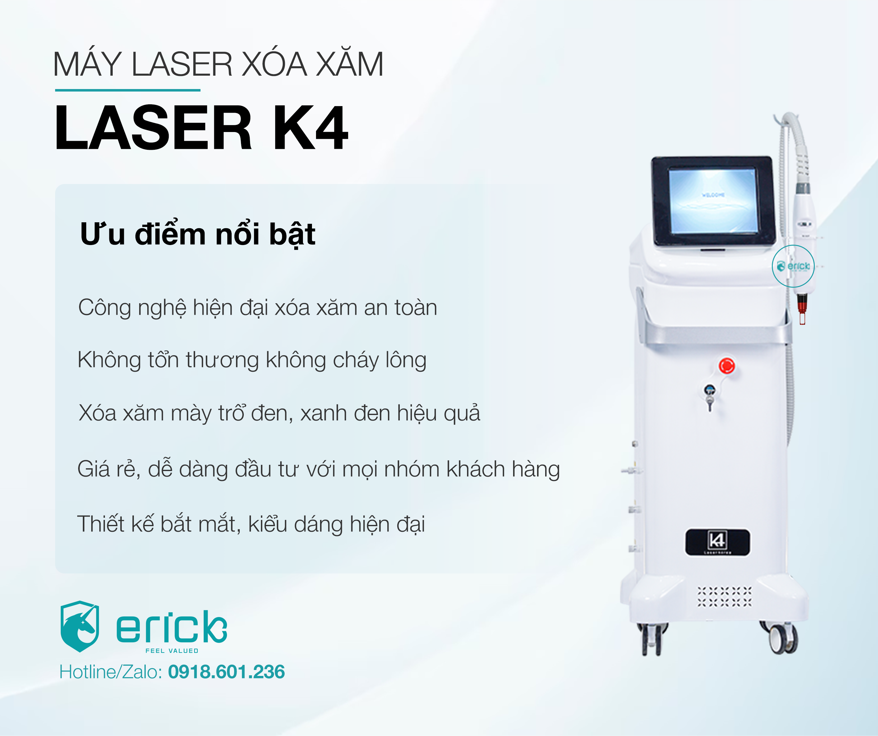 Máy xóa xăm laser Giải pháp hiện đại cho nhu cầu làm đẹp